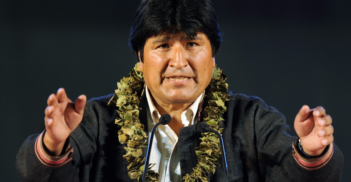 Prezident Bolívie Morales: 'Léčil jsem se vlastní močí.'
