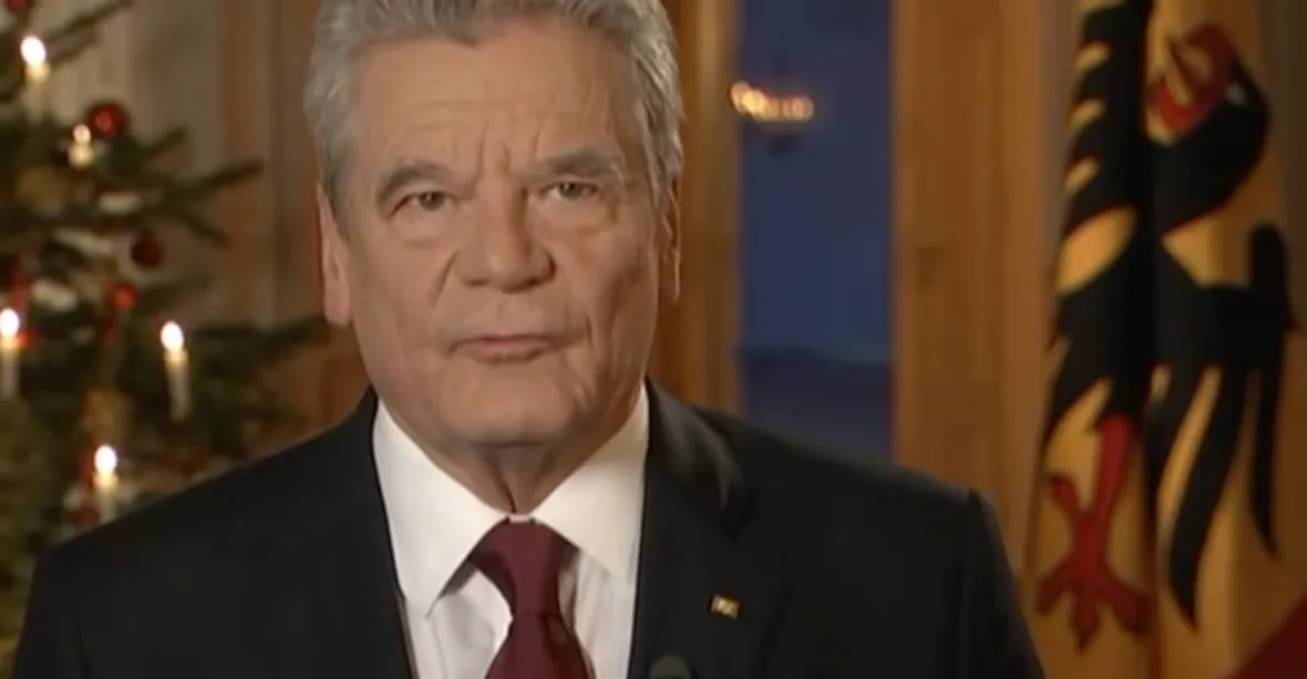 Gauck ve vánočním projevu děkuje Němcům za běžence
