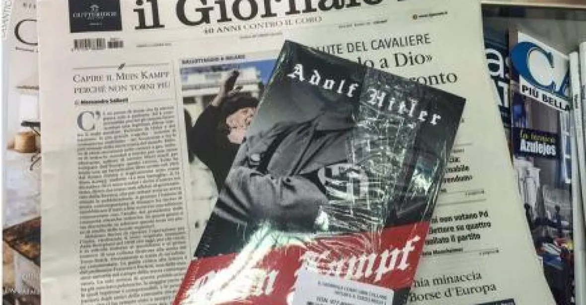 Italský deník rozdával Mein Kampf jako přílohu novin