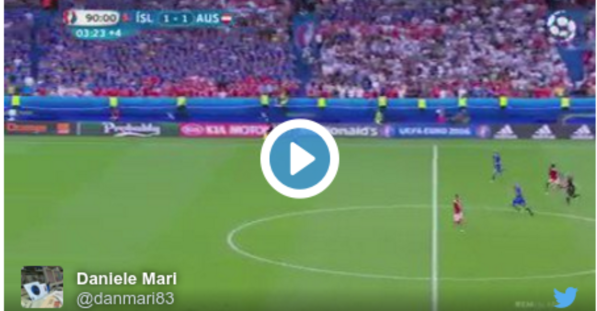 VIDEO: Islandský komentátor šílí štěstím po vítězném gólu