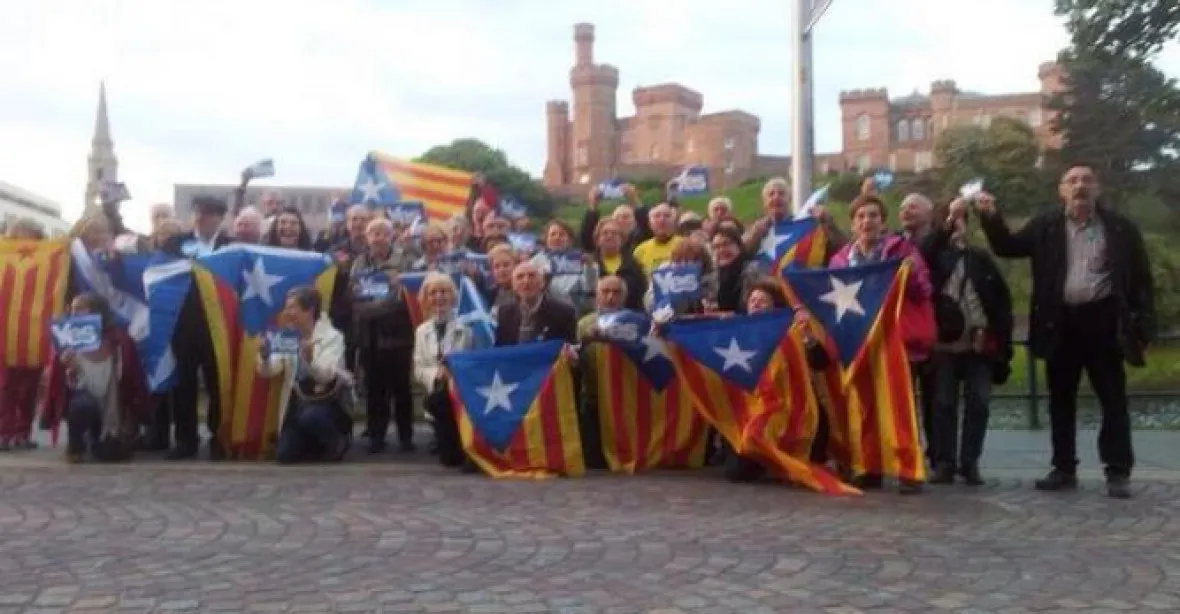 Přes půl milionu Katalánců demonstrovalo za nezávislost
