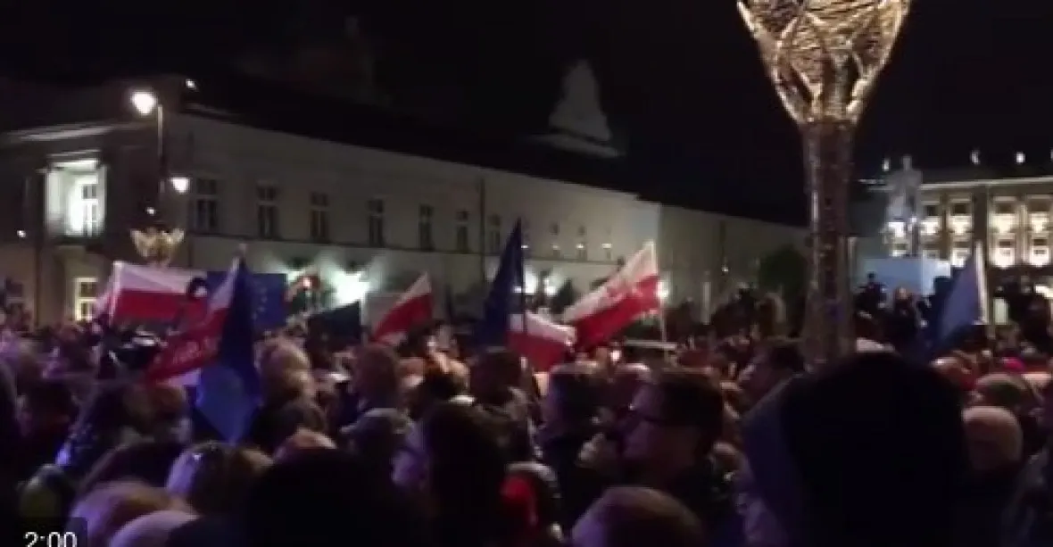 V Polsku se demonstruje proti reformě soudů