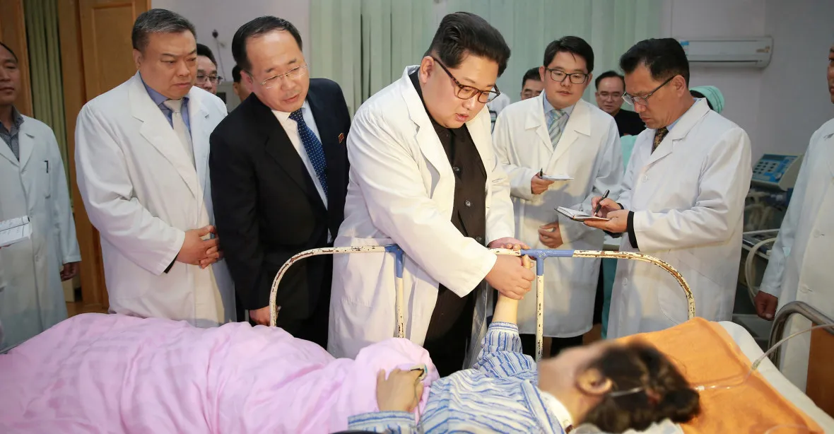 Nová image Kim Čong-una? V nemocnici projevil soucit se zraněnými Číňany