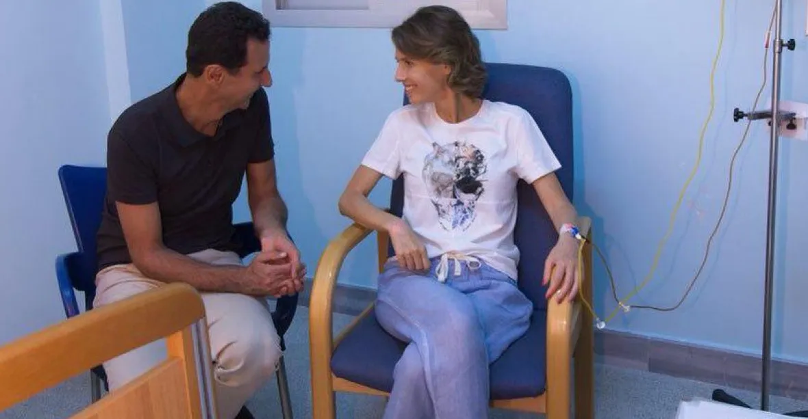 Asad boří tabu. Přiznal, že se jeho žena léčí na rakovinu prsu