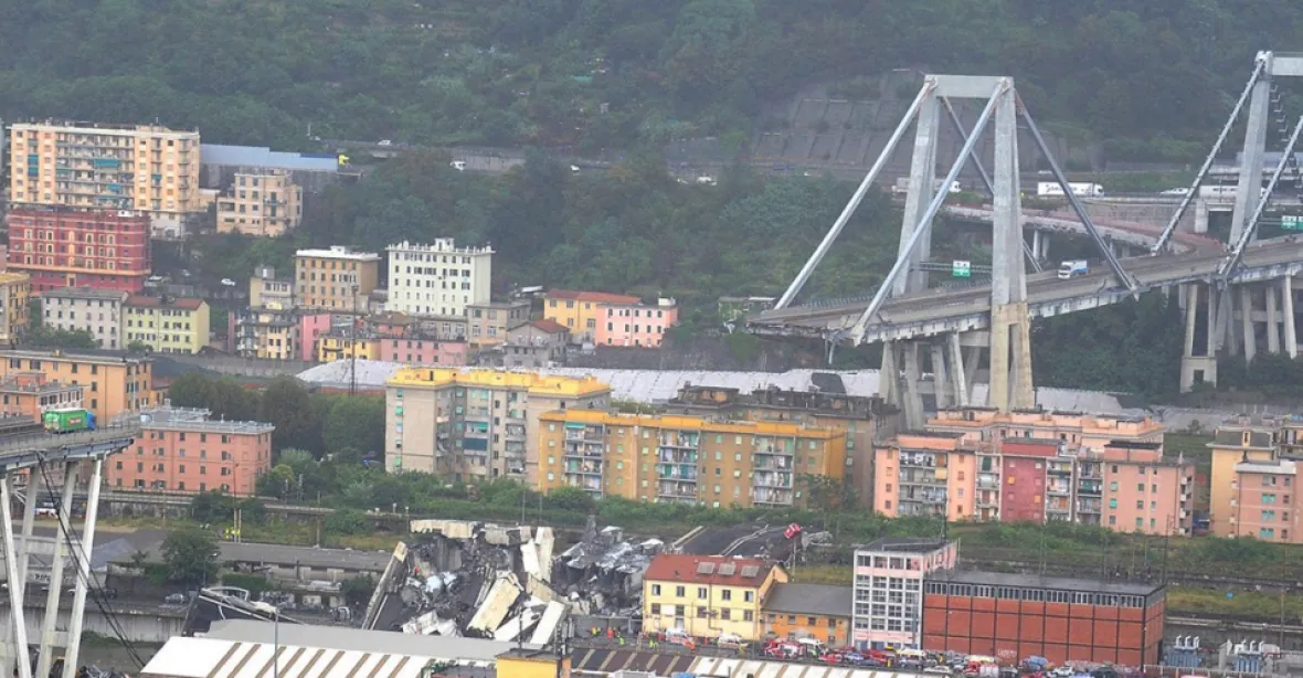 VIDEO: Most byl podle Italů už delší dobu „nemocný”. Úřady hlásí 35 mrtvých