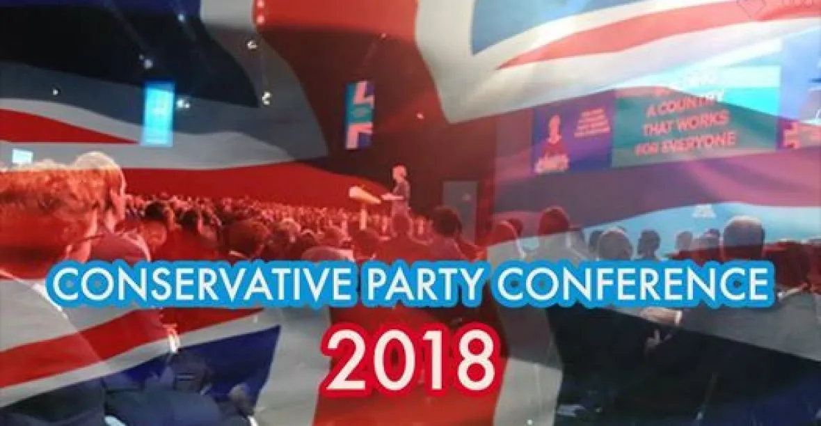 Rozdělení britští konzervativci začínají výroční konferenci
