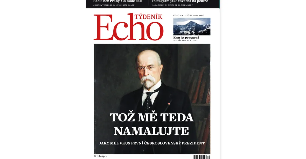 Týdeník Echo: Praha bez babišovců, jak zbohatnout na sociálních sítích a vkus T. G. Masaryka