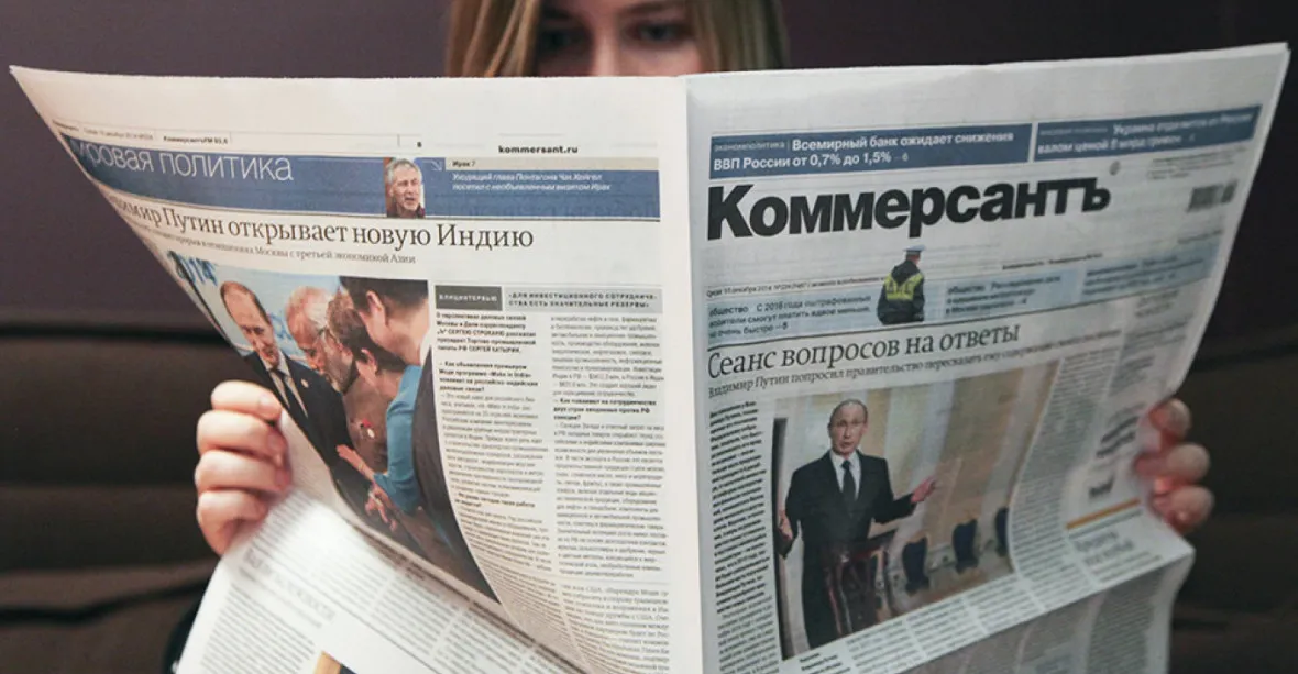 Vlivný ruský Kommersant v problémech. Čelí obvinění z vyzrazení státního tajemství