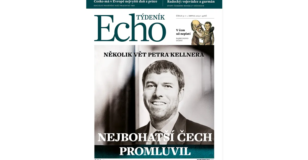 Týdeník Echo: Několik vět Petra Kellnera, nejvyšší daň z práce a svět očima francouzského filozofa