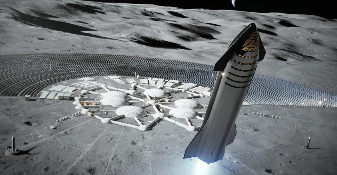 Musk ukázal loď Starship, s níž mají lidé létat na Měsíc, Mars a dále po naší sluneční soustavě