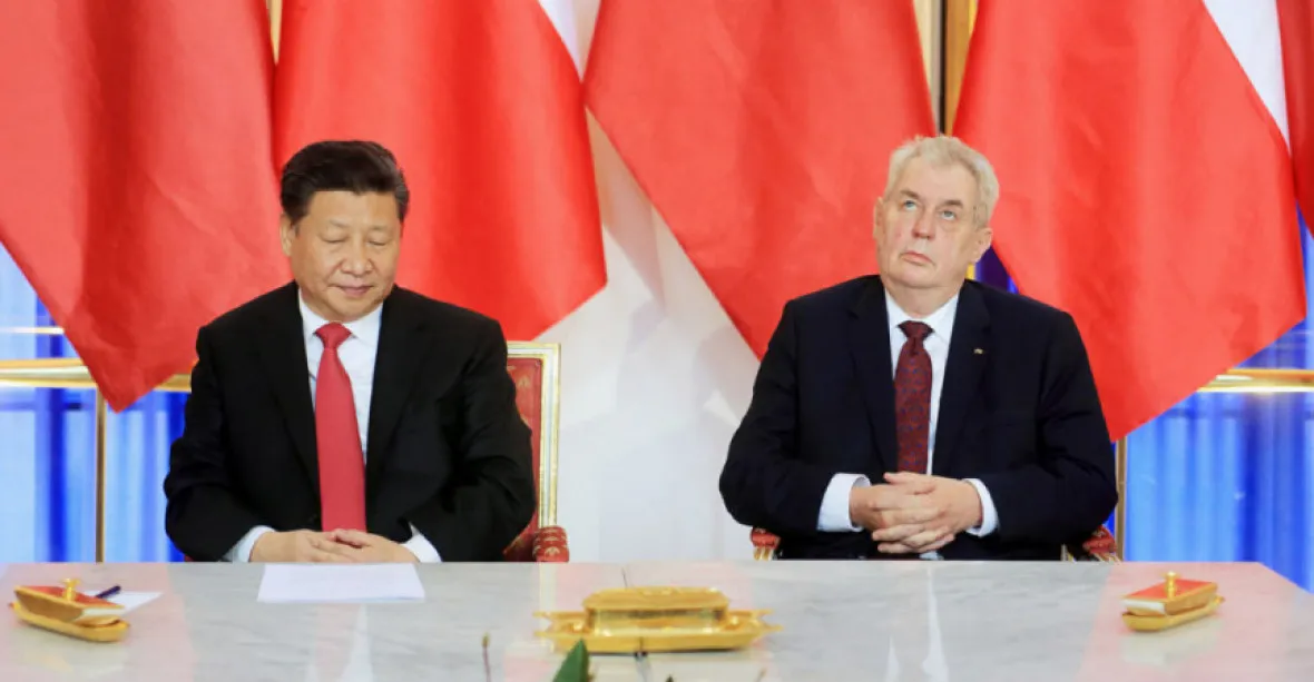 Zeman píše čínskému prezidentu: Nemám pochopení pro pražské komunální politiky