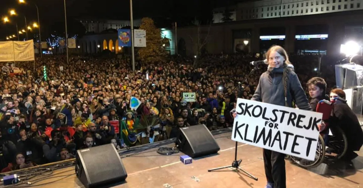 Greta v Madridu vyzvala politiky k akci, pochodu demonstrantů se nezúčastnila