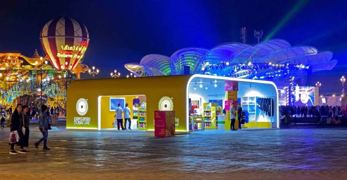 EXPO 2020 otevřelo první obchod se suvenýry