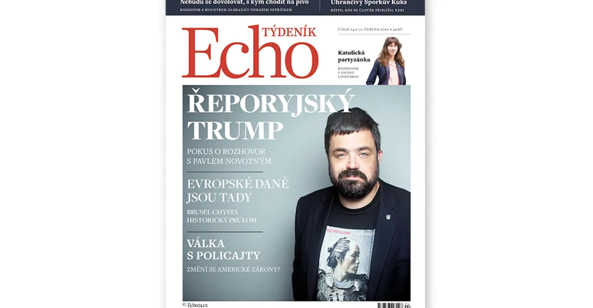 Týdeník Echo: Řeporyjský Trump, společné evropské daně a nejlepší paměti z českého disentu