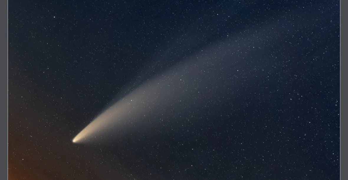 Úspěch českého vědce: NASA si vybrala jeho snímek komety za fotku dne