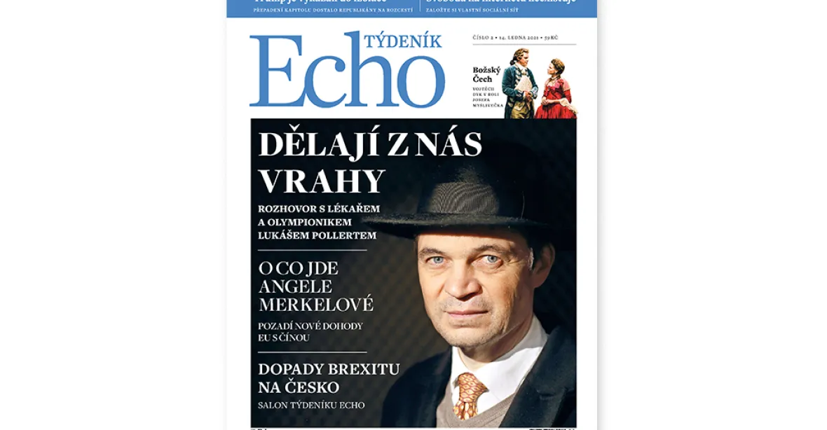 Týdeník Echo: Jak to vidí Lukáš Pollert, o co jde Angele Merkelové a dopad brexitu na Česko