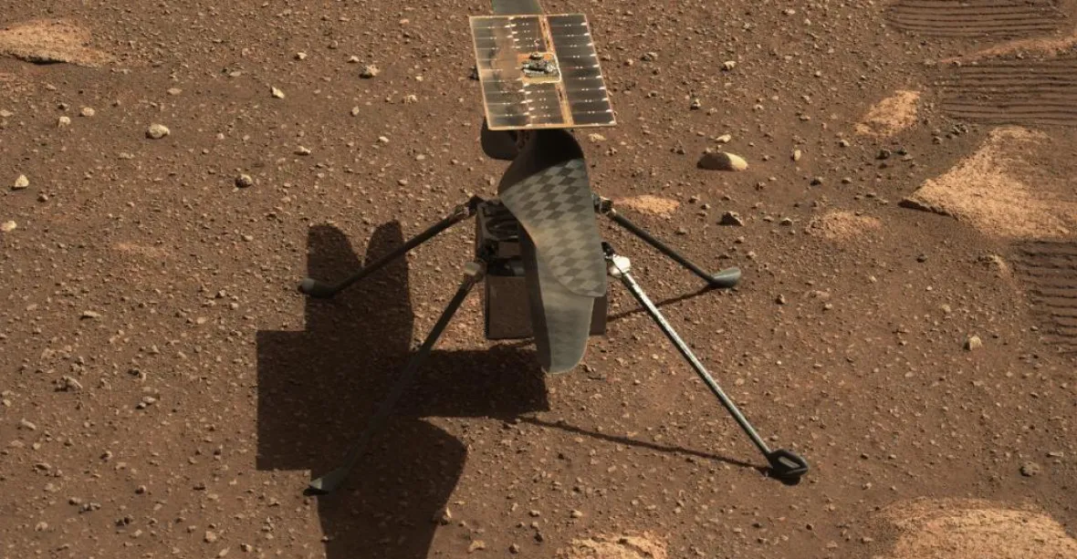 Historický úspěch: na Marsu vzlétla a zase přistála průzkumná helikoptéra