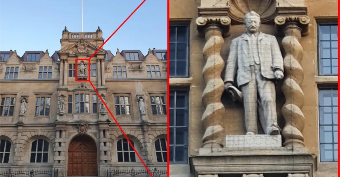 Oxfordská univerzita i přes nápor aktivistů nestrhne sochu Rhodese. Bylo by to příliš drahé