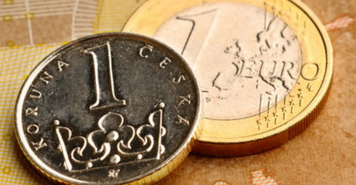 Koruna je k euru nejsilnější za posledních více než devět let