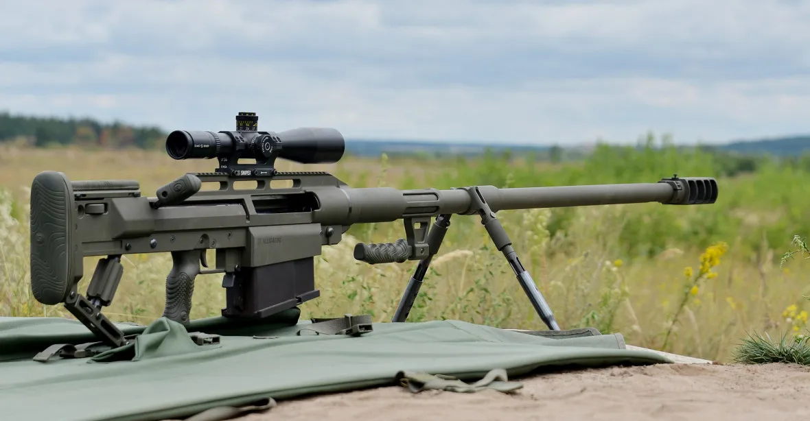 Ukrajinská superpuška. Odstřelovači ji používají na vrtulníky i obrněnce