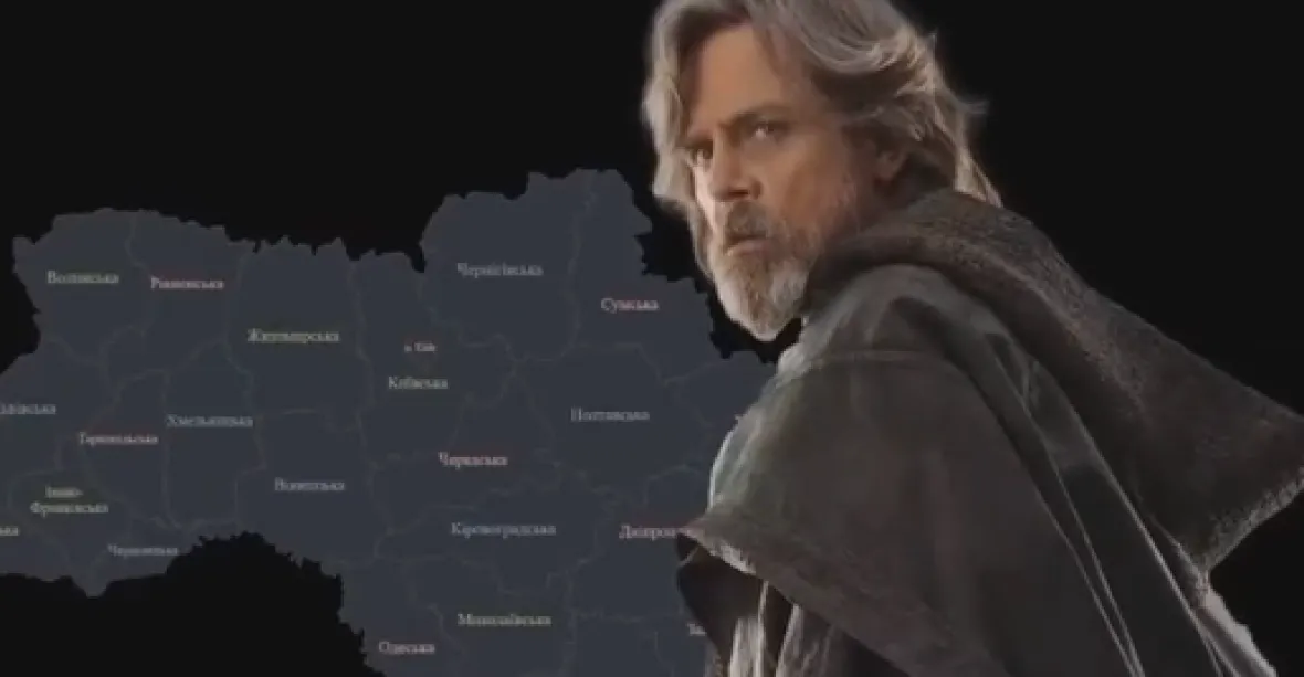 „Ať tě provází síla.“ Ukrajince chrání před nálety hlas Luka Skywalkera