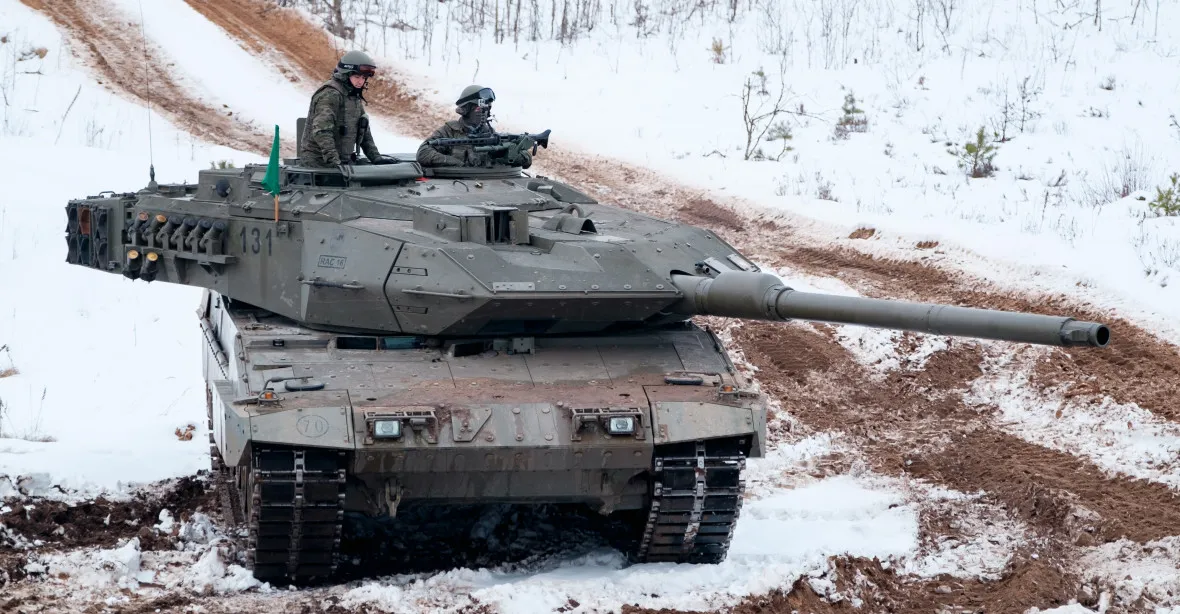 První tanky Leopard z Německa dostane Ukrajina v březnu či dubnu