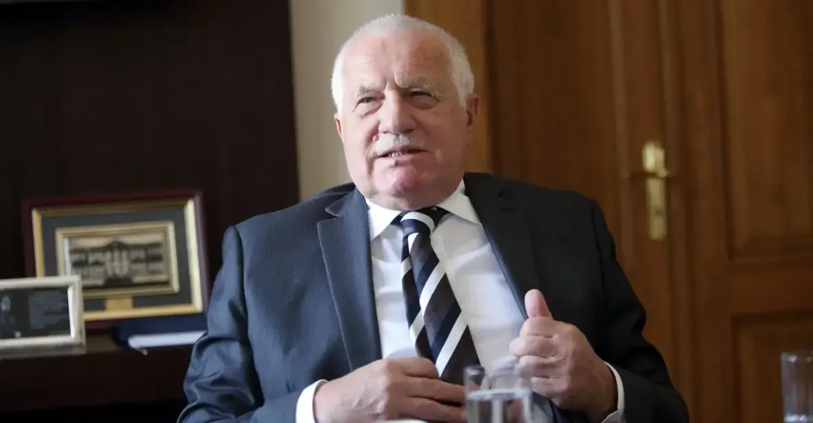 Václav Klaus podpořil Roberta Fica: „Jste šancí, aby Slovensko zůstalo demokratické“
