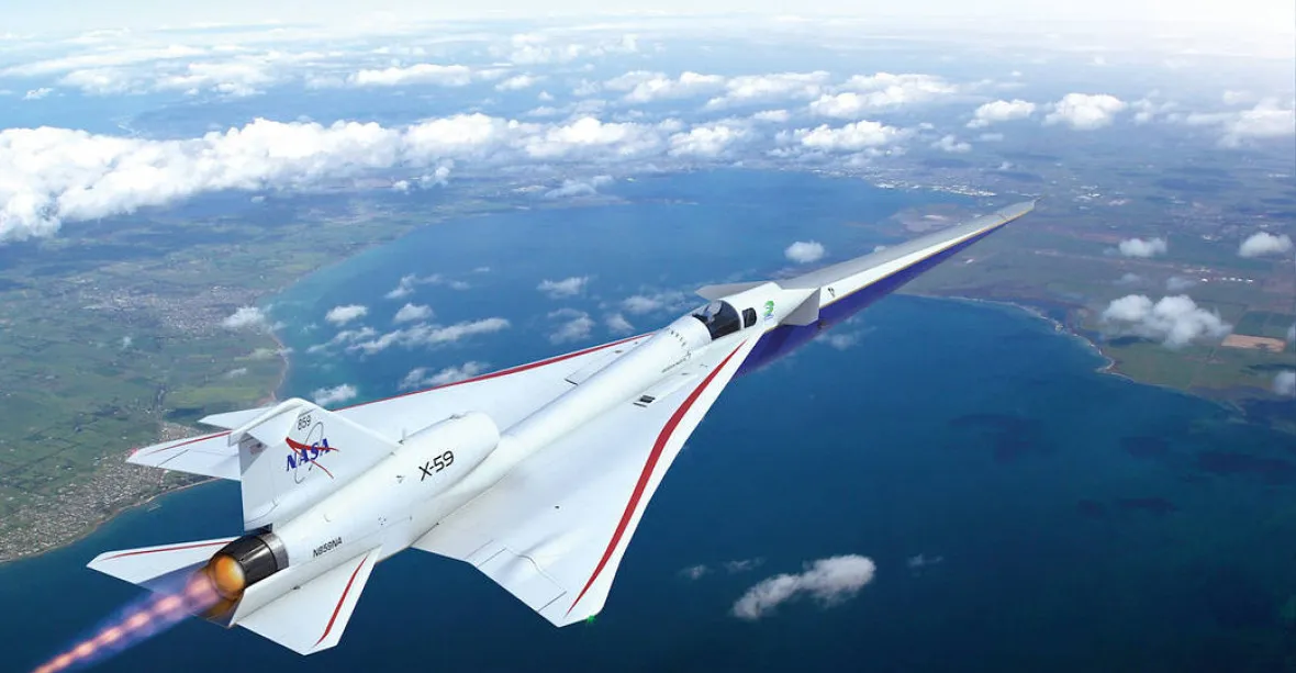 Návrat nadzvukových Concordů? NASA chce s X-59 změnit leteckou dopravu