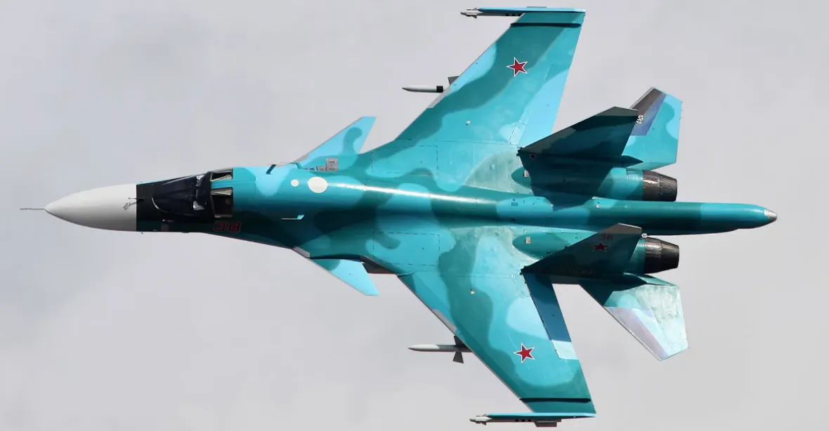 Ukrajina hlásí sestřelení dalšího ruského bombardéru Su-34